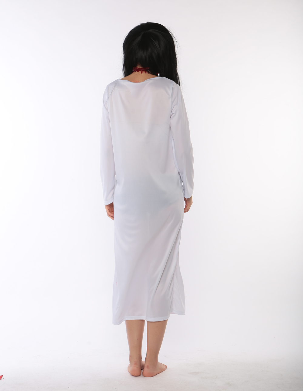 F1717-1 white Japanese scary movie Sadako costume